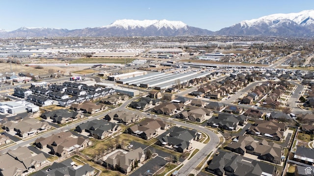 1886 S 830 W Unit D, Syracuse, UT 84075 - aerial view with a residential view and a mountain view
