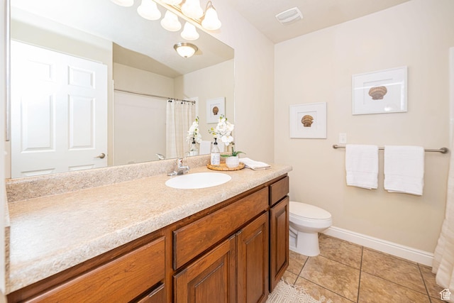 1886 S 830 W Unit D, Syracuse, UT 84075 - full bathroom with tile patterned floors, toilet, vanity, a shower with curtain, and baseboards