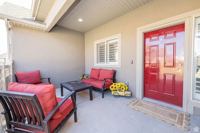 1886 S 830 W Unit D, Syracuse, UT 84075 - entrance to property with stucco siding and an outdoor hangout area