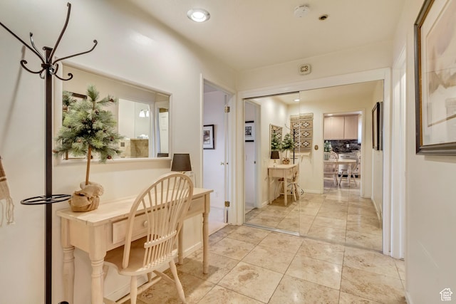 255 Main St Unit A2, Park City, UT 84060 - hallway with recessed lighting
