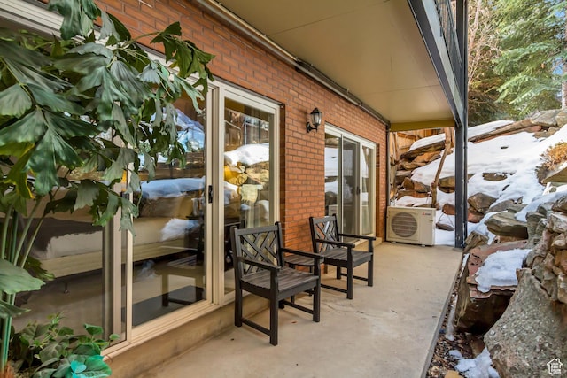 255 Main St Unit A2, Park City, UT 84060 - view of patio featuring ac unit
