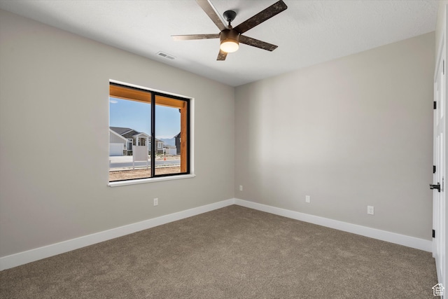 2833 N 3475 W, Plain City, UT 84404 - carpeted empty room with ceiling fan and baseboards