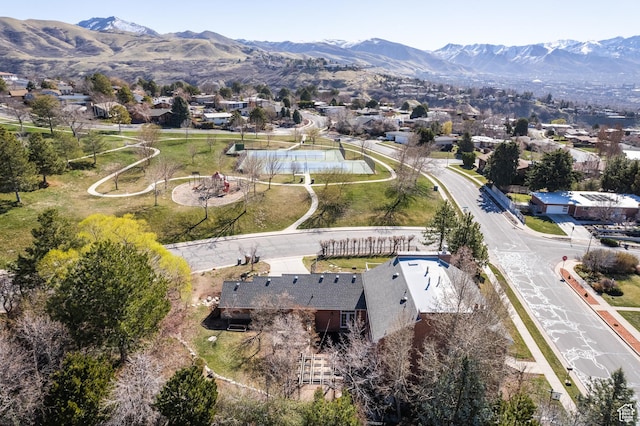 67 E Dorchester Dr, Salt Lake City, UT 84103 - birds eye view of property featuring a mountain view