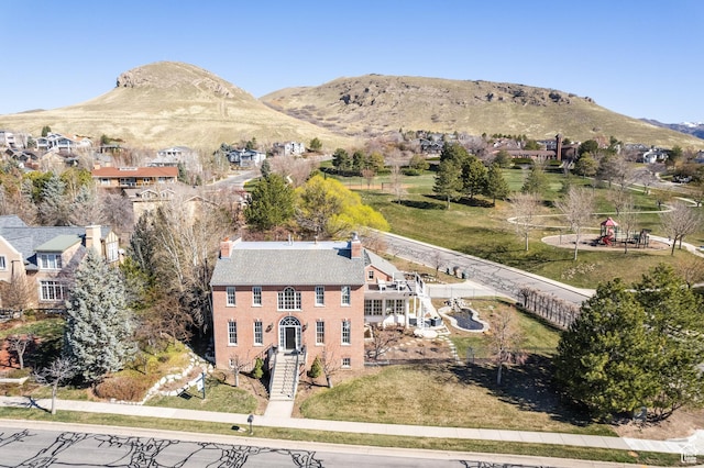 67 E Dorchester Dr, Salt Lake City, UT 84103 - birds eye view of property with a mountain view