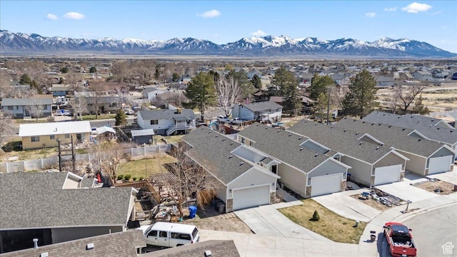 379 S Utah Dr, Grantsville, UT 84029 - aerial view with a residential view and a mountain view