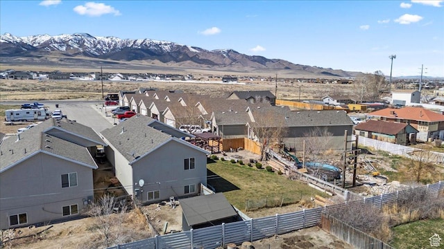 379 S Utah Dr, Grantsville, UT 84029 - birds eye view of property with a mountain view and a residential view