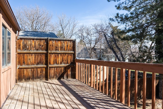view of deck