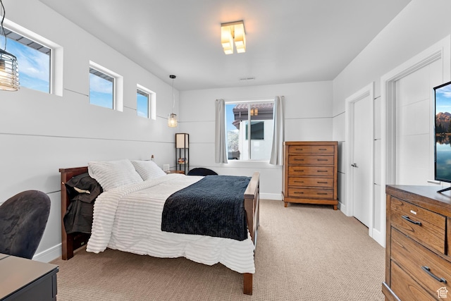 4601 N Toscana Hills Dr, Lehi, UT 84043 - bedroom with baseboards and light colored carpet