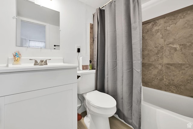 150 E 200 S, Providence, UT 84332 - bathroom with toilet, shower / bathtub combination with curtain, and vanity