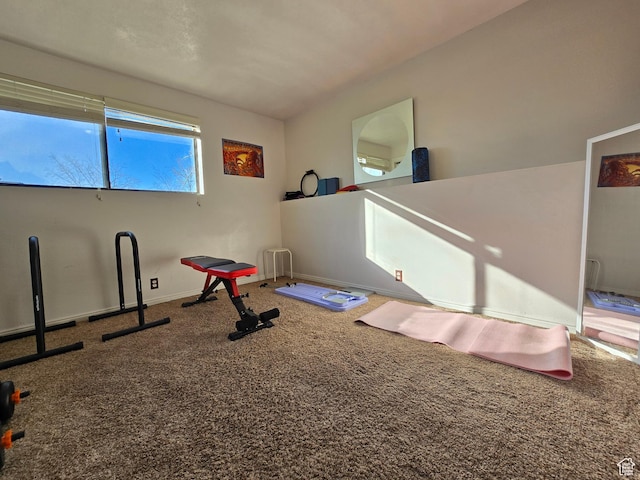 243 Downs Cir, Ogden, UT 84404 - exercise room with baseboards and carpet