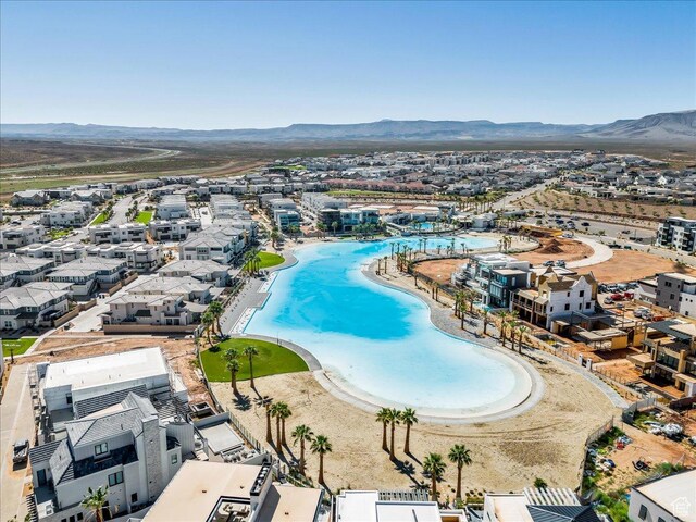 875 W Akoya Pearl St S Unit 101-B, St George, UT 84790 - view of pool featuring a mountain view and a residential view