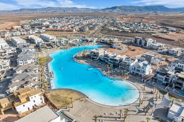 875 W Akoya Pearl St S Unit 101-B, St George, UT 84790 - aerial view of a mountainous background and a pool