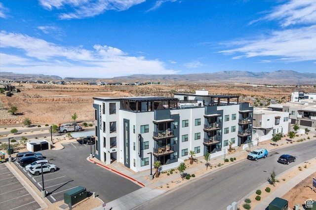 875 W Akoya Pearl St S Unit 101-B, St George, UT 84790 - view of property featuring uncovered parking and a mountain view