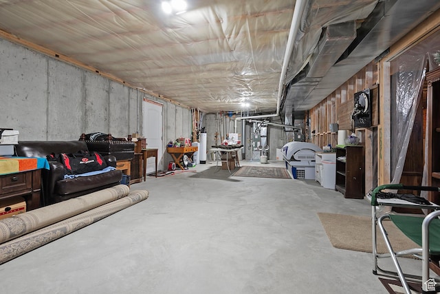3173 N 1050 W, Pleasant View, UT 84414 - unfinished below grade area featuring water heater