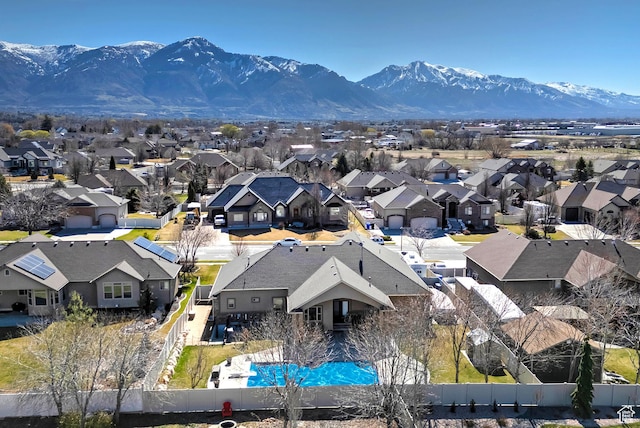 3173 N 1050 W, Pleasant View, UT 84414 - birds eye view of property featuring a residential view and a mountain view