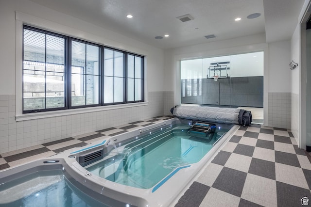 1230 S Eaglenest Dr, Woodland Hills, UT 84653 - view of swimming pool featuring an indoor hot tub