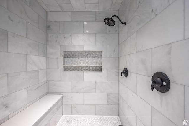 1230 S Eaglenest Dr, Woodland Hills, UT 84653 - full bathroom featuring a tile shower