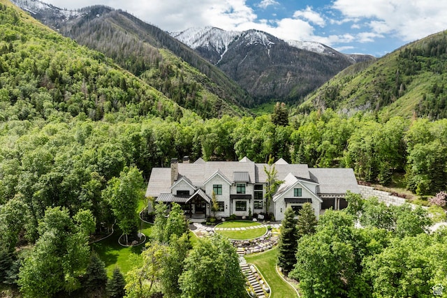 1230 S Eaglenest Dr, Woodland Hills, UT 84653 - mountain view with a heavily wooded area