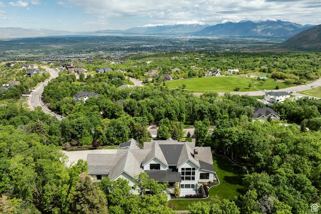 1230 S Eaglenest Dr, Woodland Hills, UT 84653 - bird's eye view of a mountain backdrop