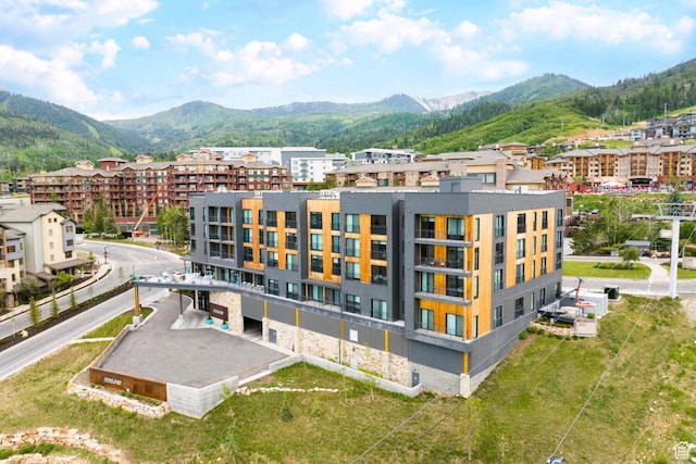 2670 W Canyons Resort Dr Unit 437, Park City, UT 84098 - birds eye view of property with a mountain view