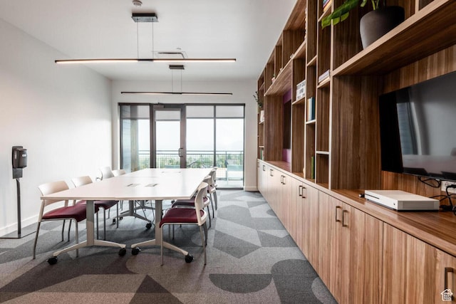 2670 W Canyons Resort Dr Unit 437, Park City, UT 84098 - dining space featuring baseboards and light carpet