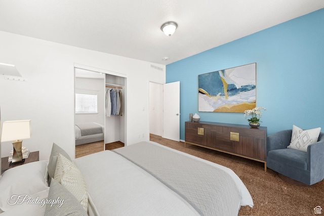 180 N 1100 E Unit 165, Washington, UT 84780 - bedroom with a closet, visible vents, and carpet