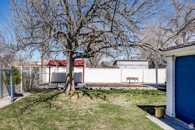 1150 W Girard Ave, Salt Lake City, UT 84116 - view of yard with a fenced backyard
