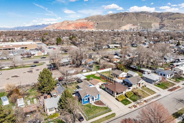 1150 W Girard Ave, Salt Lake City, UT 84116 - drone / aerial view with a residential view and a mountain view