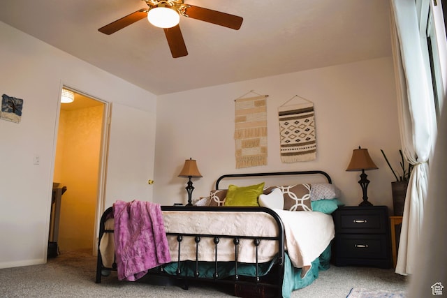4759 S Pintail Ct, Salt Lake City, UT 84117 - carpeted bedroom with ceiling fan