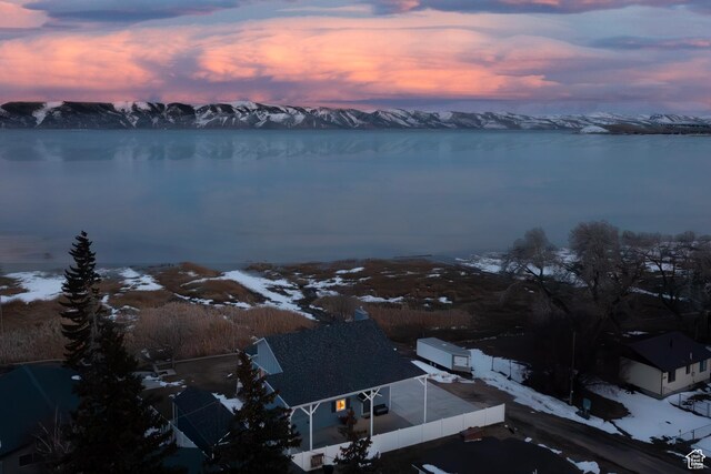 660 S Bear Lake Blvd, Garden City, UT 84028 - water view with a mountain backdrop