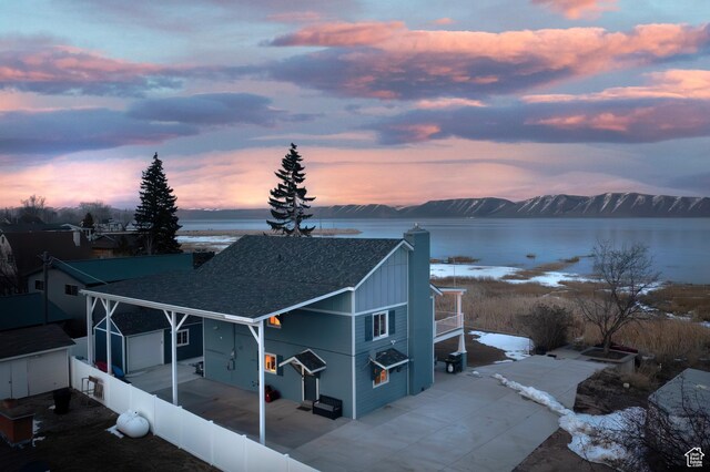 660 S Bear Lake Blvd, Garden City, UT 84028 - water view featuring mountains