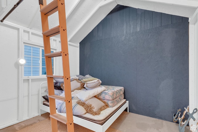 660 S Bear Lake Blvd, Garden City, UT 84028 - bedroom featuring lofted ceiling