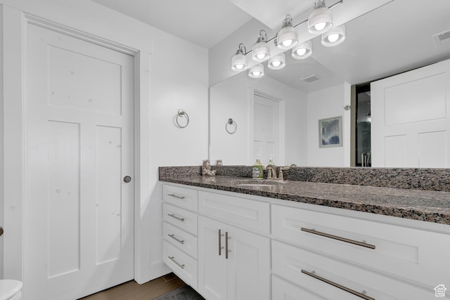 660 S Bear Lake Blvd, Garden City, UT 84028 - bathroom featuring vanity and wood finished floors