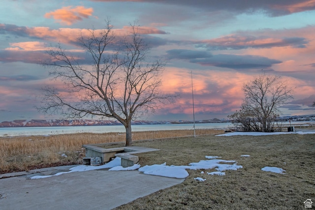 660 S Bear Lake Blvd, Garden City, UT 84028 - view of yard featuring a water view