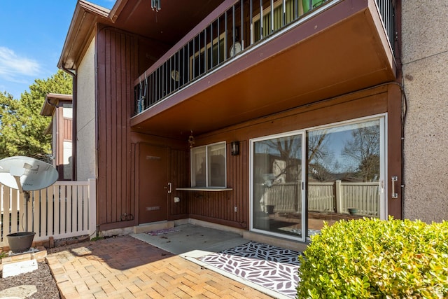 exterior space with a patio area