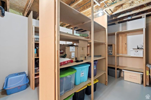 view of storage