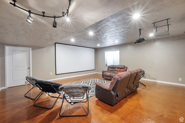 6092 W 13400 S, Herriman, UT 84096 - cinema room featuring recessed lighting, baseboards, and track lighting