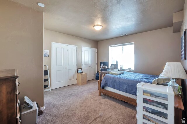 6092 W 13400 S, Herriman, UT 84096 - bedroom with carpet, visible vents, and multiple closets