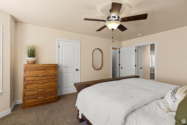 841 N Hale St Unit 1, Grantsville, UT 84029 - carpeted bedroom with baseboards and a ceiling fan