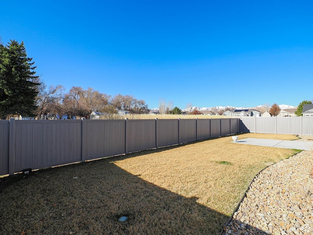 3631 W Cornstalk Way S, Riverton, UT 84065 - view of yard featuring a fenced backyard and a patio