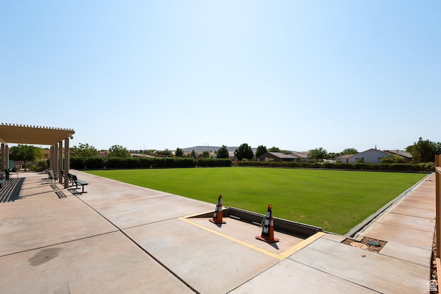 1673 W Warm River Dr, St George, UT 84790 - view of patio with a game area