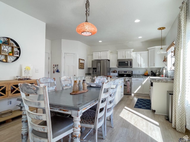 446 E Rue De Paris, Vineyard, UT 84059 - dining area featuring recessed lighting and light wood finished floors
