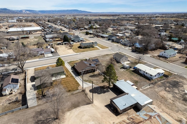 380 S 100 E, Vernal, UT 84078 - birds eye view of property featuring a residential view and a mountain view