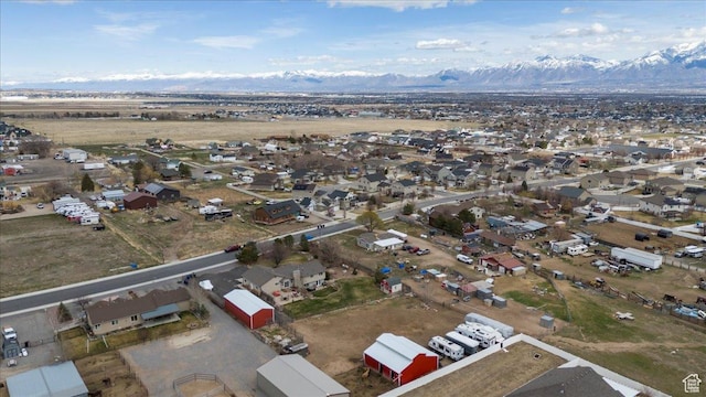 7217 W Mccuiston Ave S, Herriman, UT 84096 - birds eye view of property featuring a residential view and a mountain view