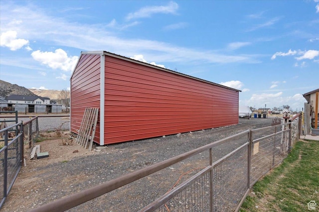 7217 W Mccuiston Ave S, Herriman, UT 84096 - view of outbuilding featuring an outbuilding and fence