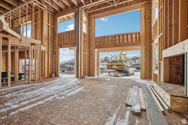 10646 N Reflection Rdg, Hideout, UT 84036 - misc room with a mountain view and a high ceiling