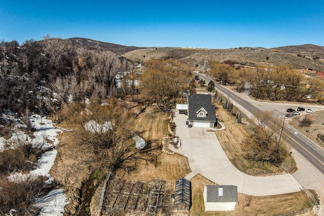 2503 W State Road 32, Peoa, UT 84061 - drone / aerial view with a mountain view