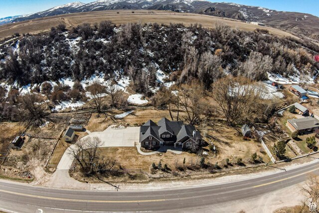 2503 W State Road 32, Peoa, UT 84061 - birds eye view of property with a mountain view