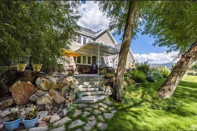 2503 W State Road 32, Peoa, UT 84061 - view of front of house with a pergola