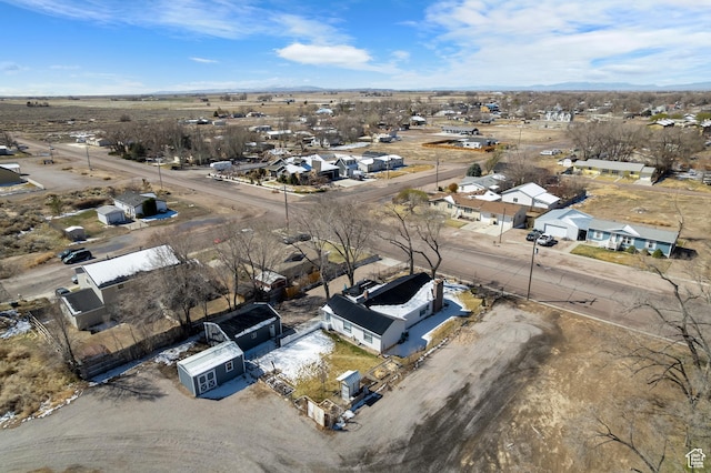 birds eye view of property featuring a residential view